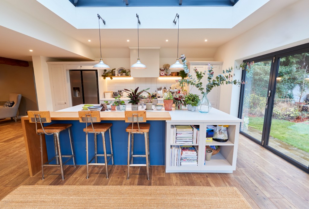 Kitchen and living core finish